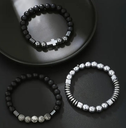 🕊️ GraceStone™ Cross Bracelet Set