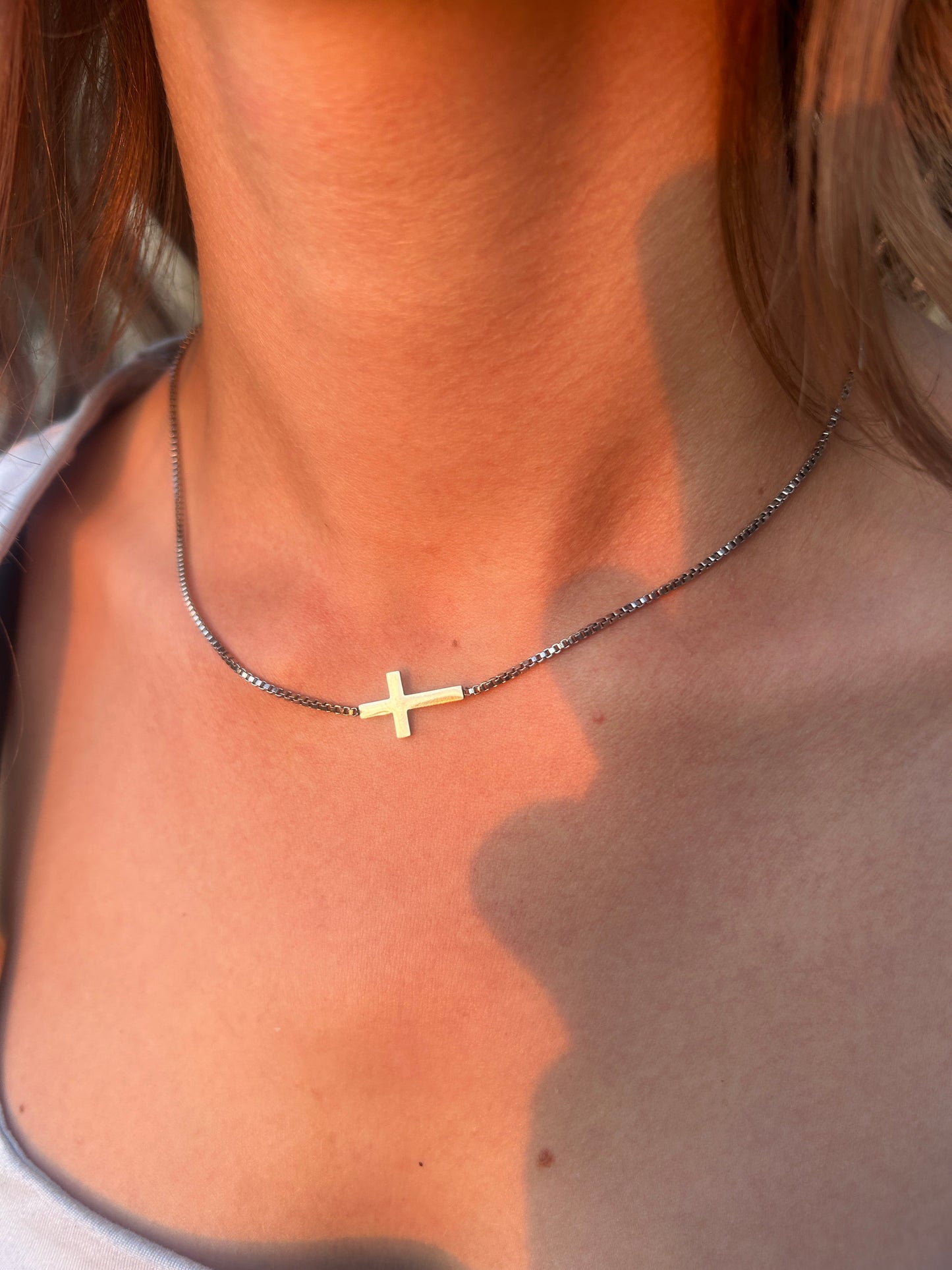 💖 PureGrace™ Cross Necklace (Gold & Silver)